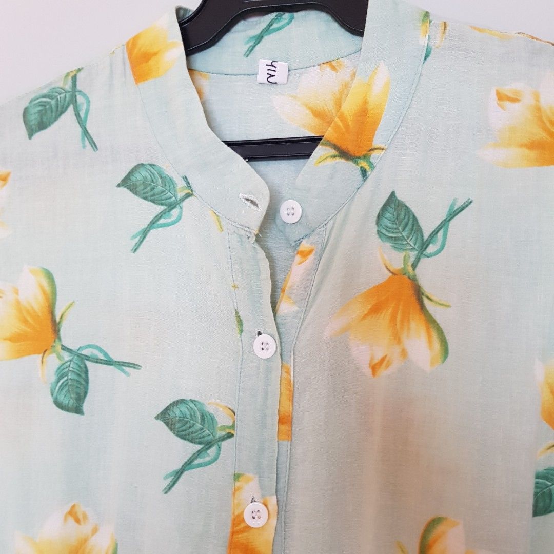 Green Floral Summer Dress (Category: Dresses) located in Paranaque City. Submitted by kendikets (Listing ID 1214743221, Image 2). Description: Fresh freshan for summer dress Fits M-L Very comfy fabric With pockets You can wear a belt sa may waist to have shape 😉.