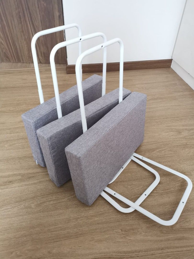 Grey bed guard, Babies & Kids, Baby Nursery & Kids Furniture, Bed