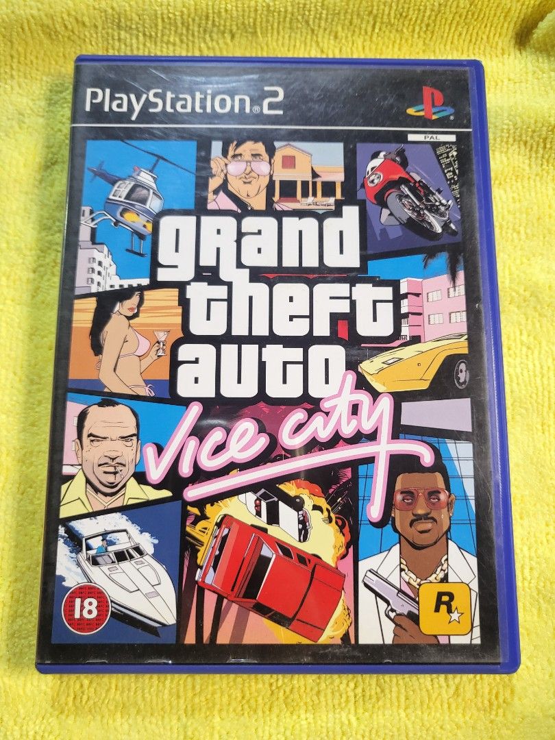 Sony PlayStation 2 PS2 CIB Grand Theft Auto Double Pack GTA II VICE CITY w/  Map