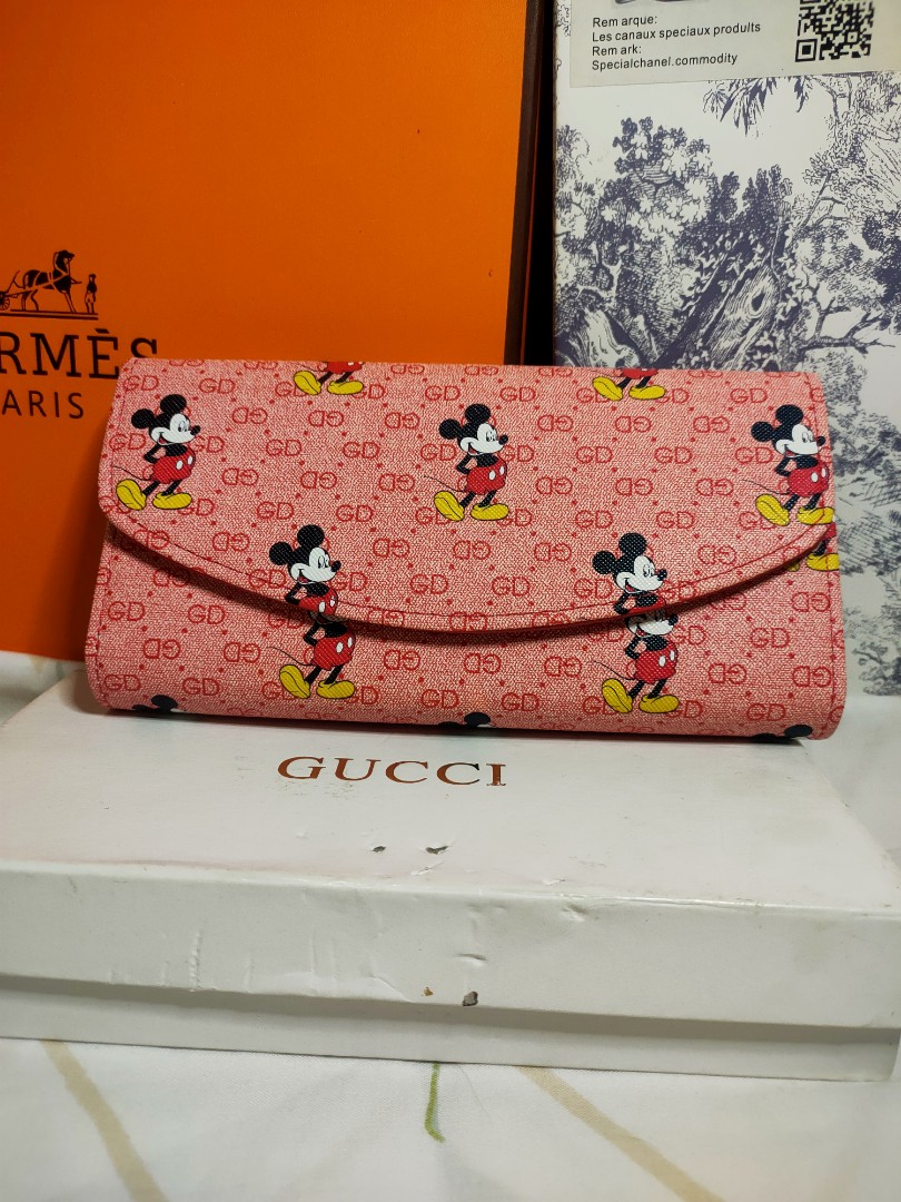 Gucci Mickey mouse wallet, Women's Fashion, Bags & Wallets, Wallets & Card  holders on Carousell