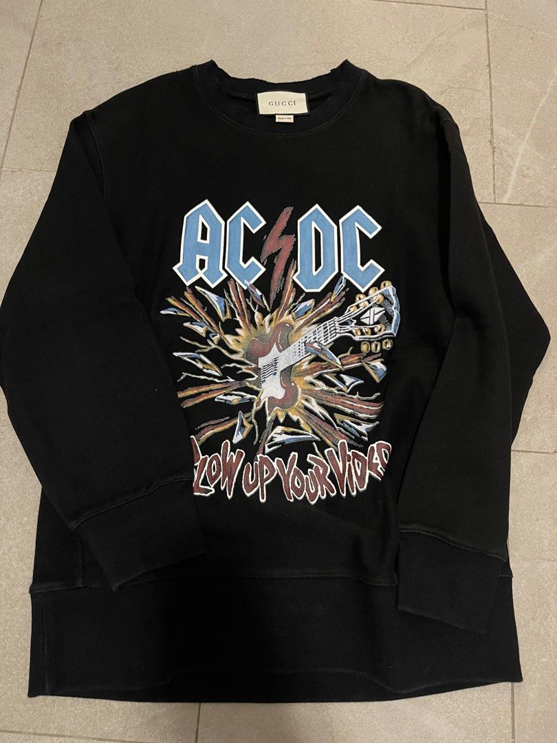 Gucci ac dc sweatshirt sales