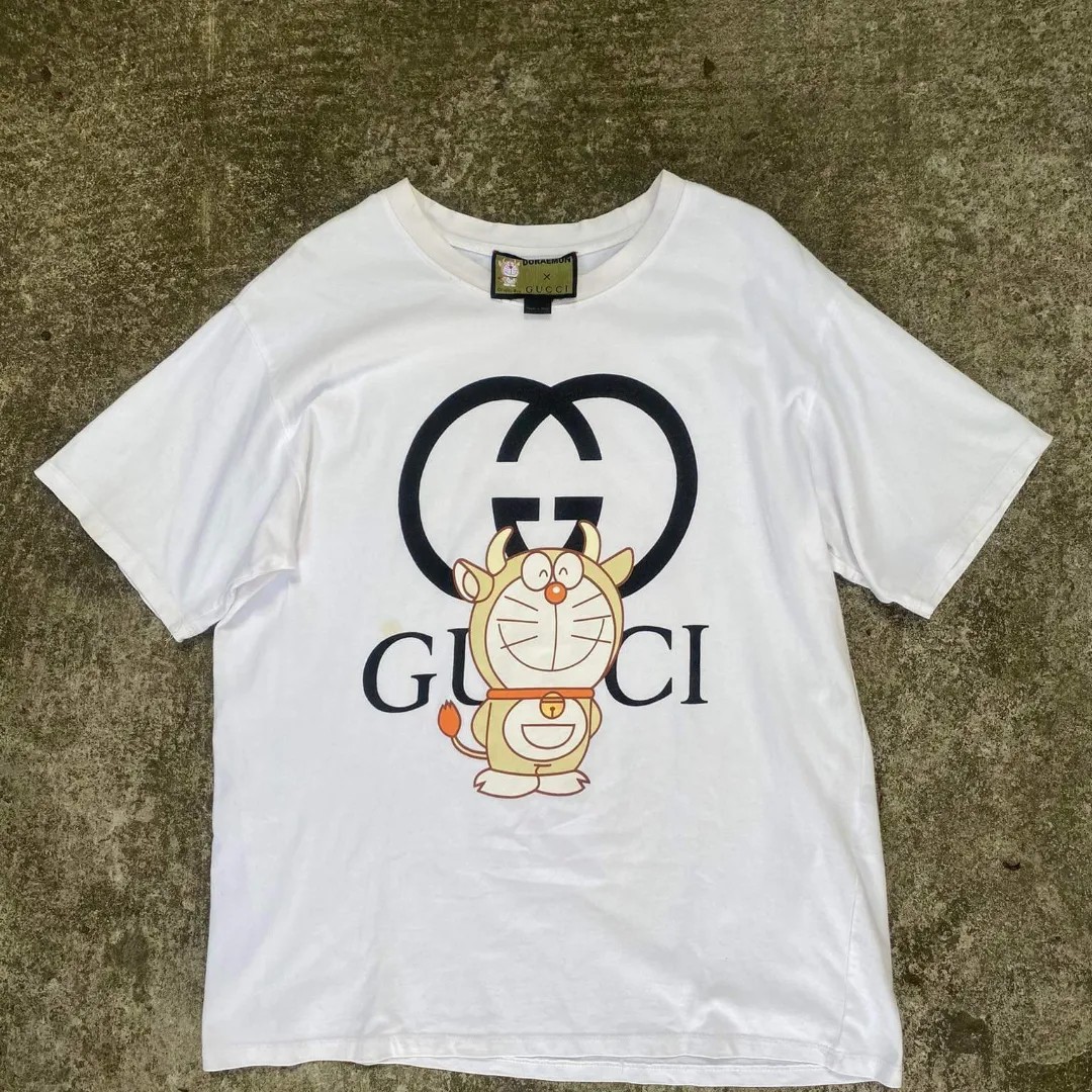 Gucci X Doraemon Shirt on Carousell