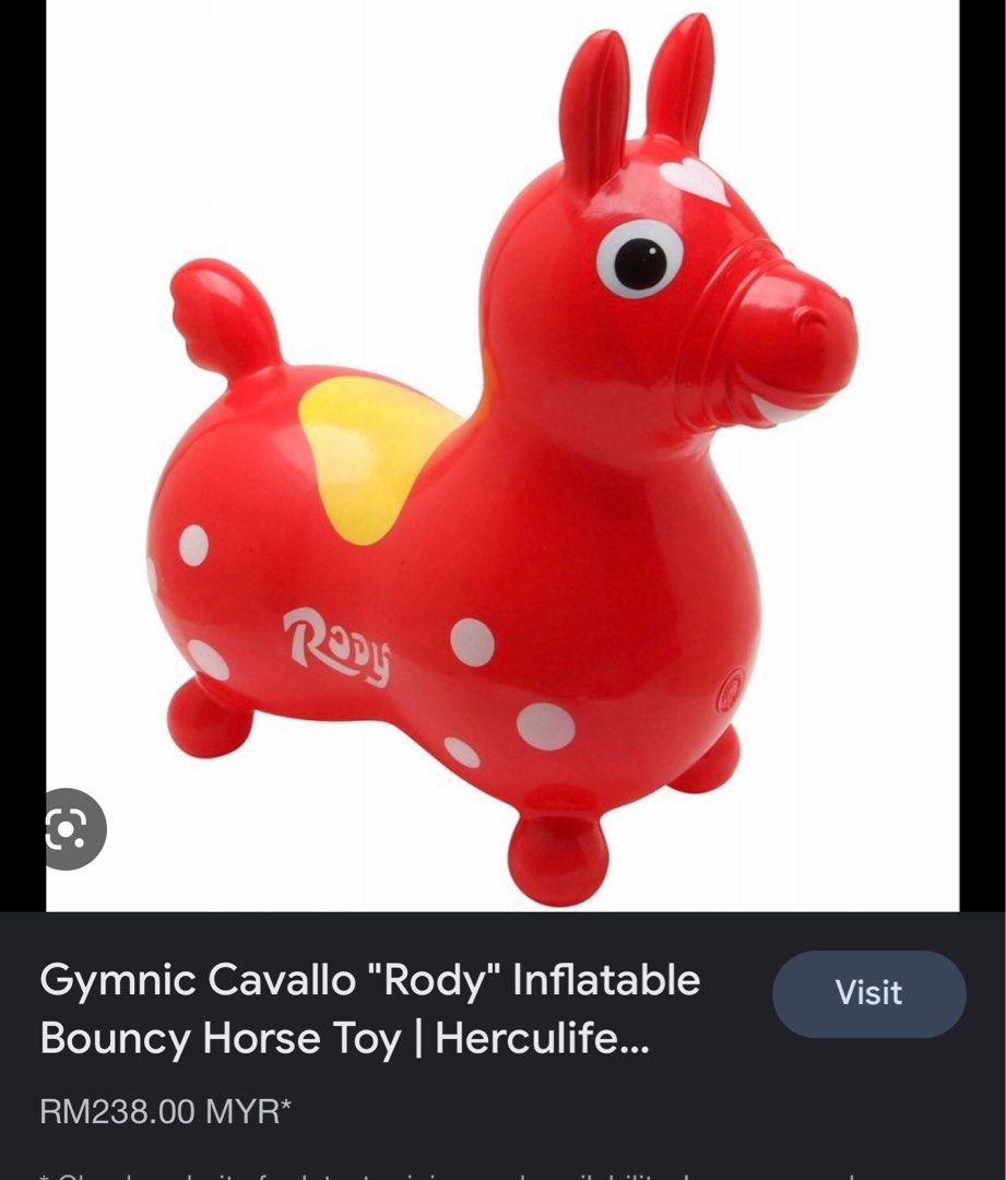 Gymnic Cavallo Rody Inflatable Bouncy