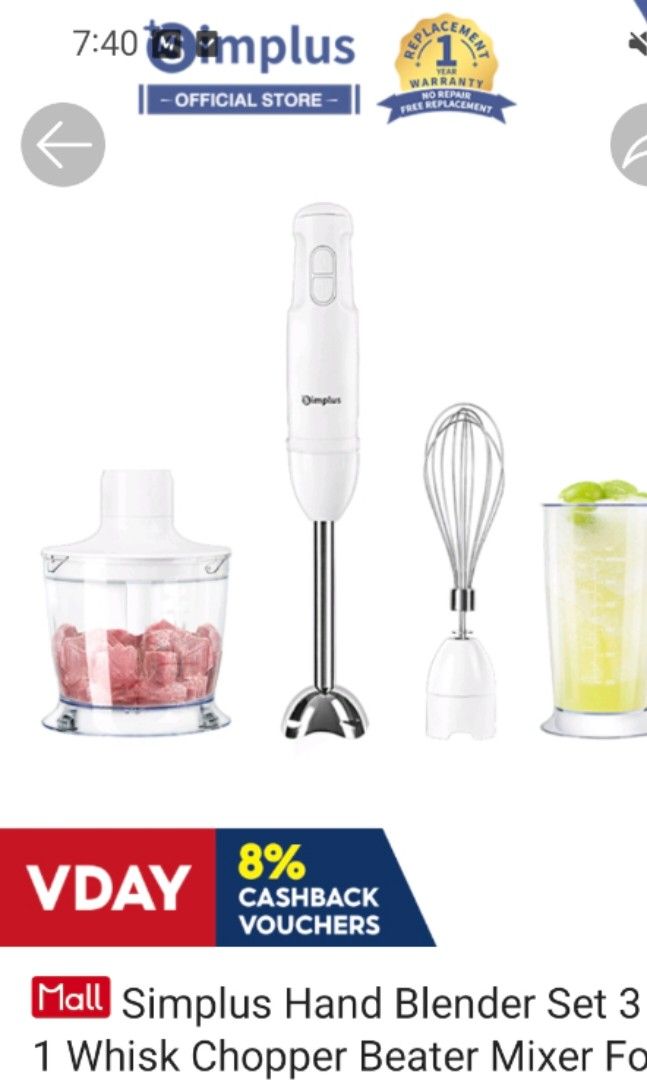 Hand Blender set, TV & Home Appliances, Kitchen Appliances, Other