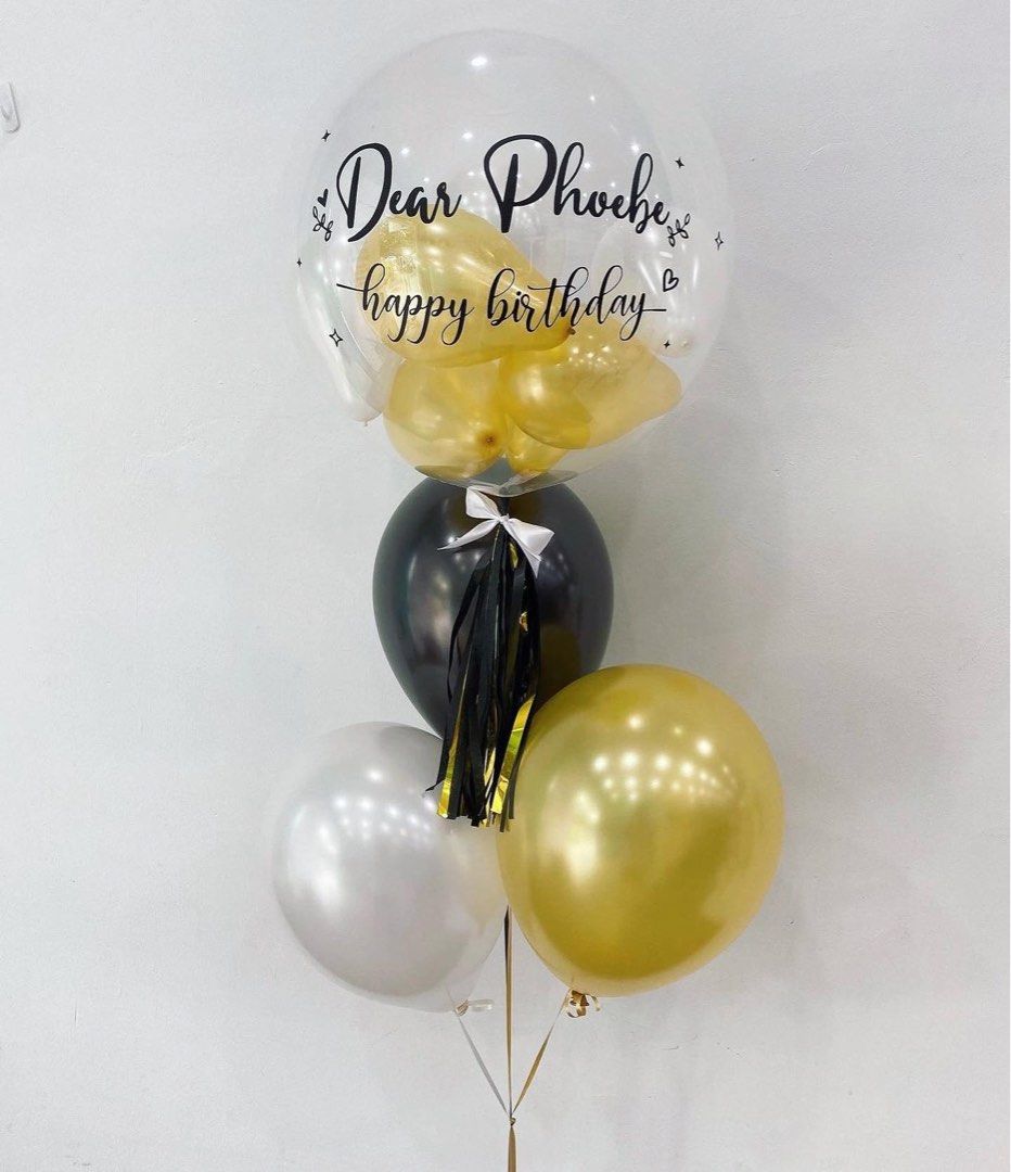 Helium Balloon Delivery Happy Birthday Number Balloon Arch Garland