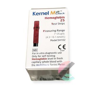 Hemoglobin Test Strips For Kernel Multi Check Meter 25's