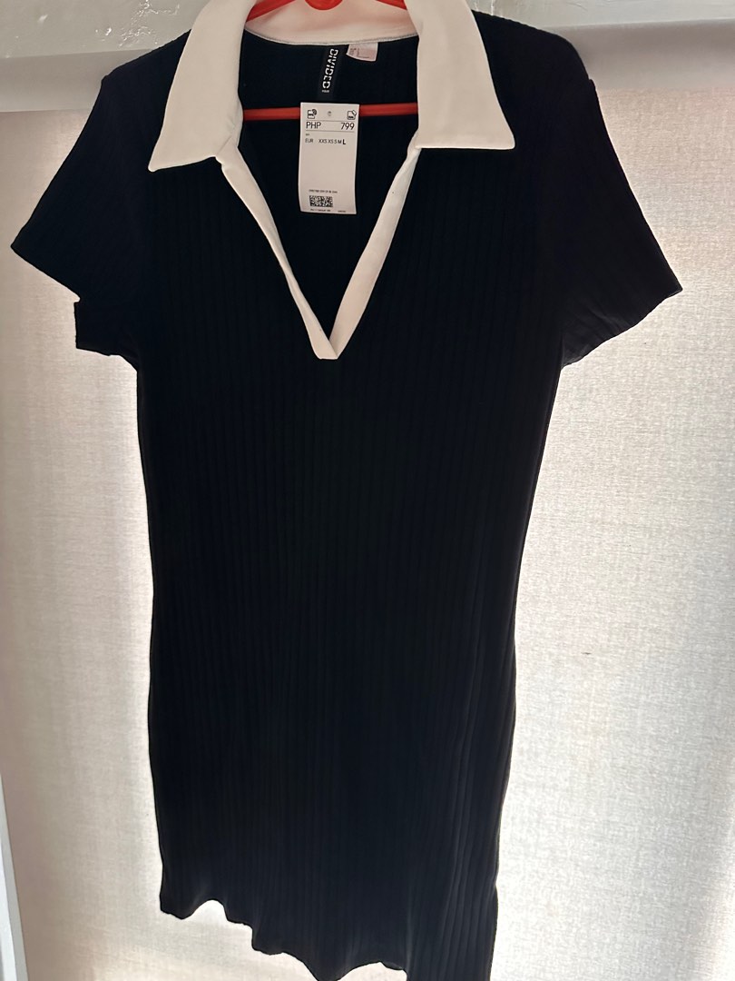 H&M Collared Jersey Dress, Women's Fashion, Dresses & Sets, Dresses on  Carousell