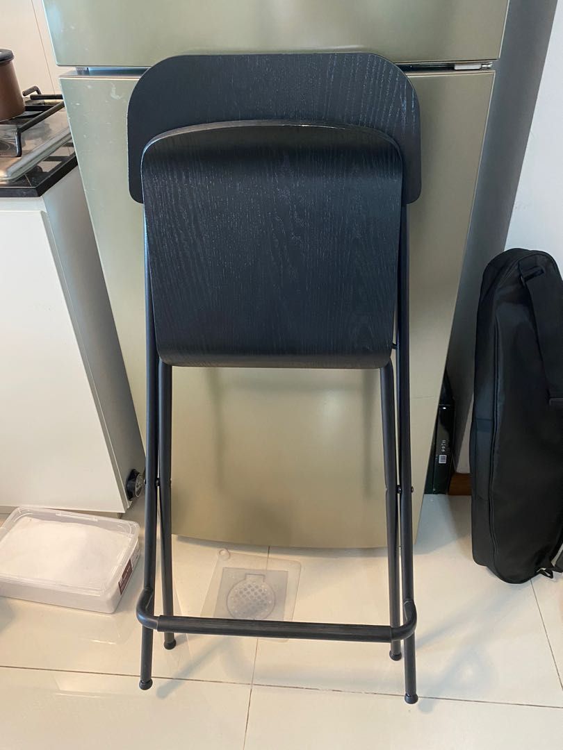 IKEA foldable bar chairs, Furniture & Home Living, Furniture, Chairs on Carousell