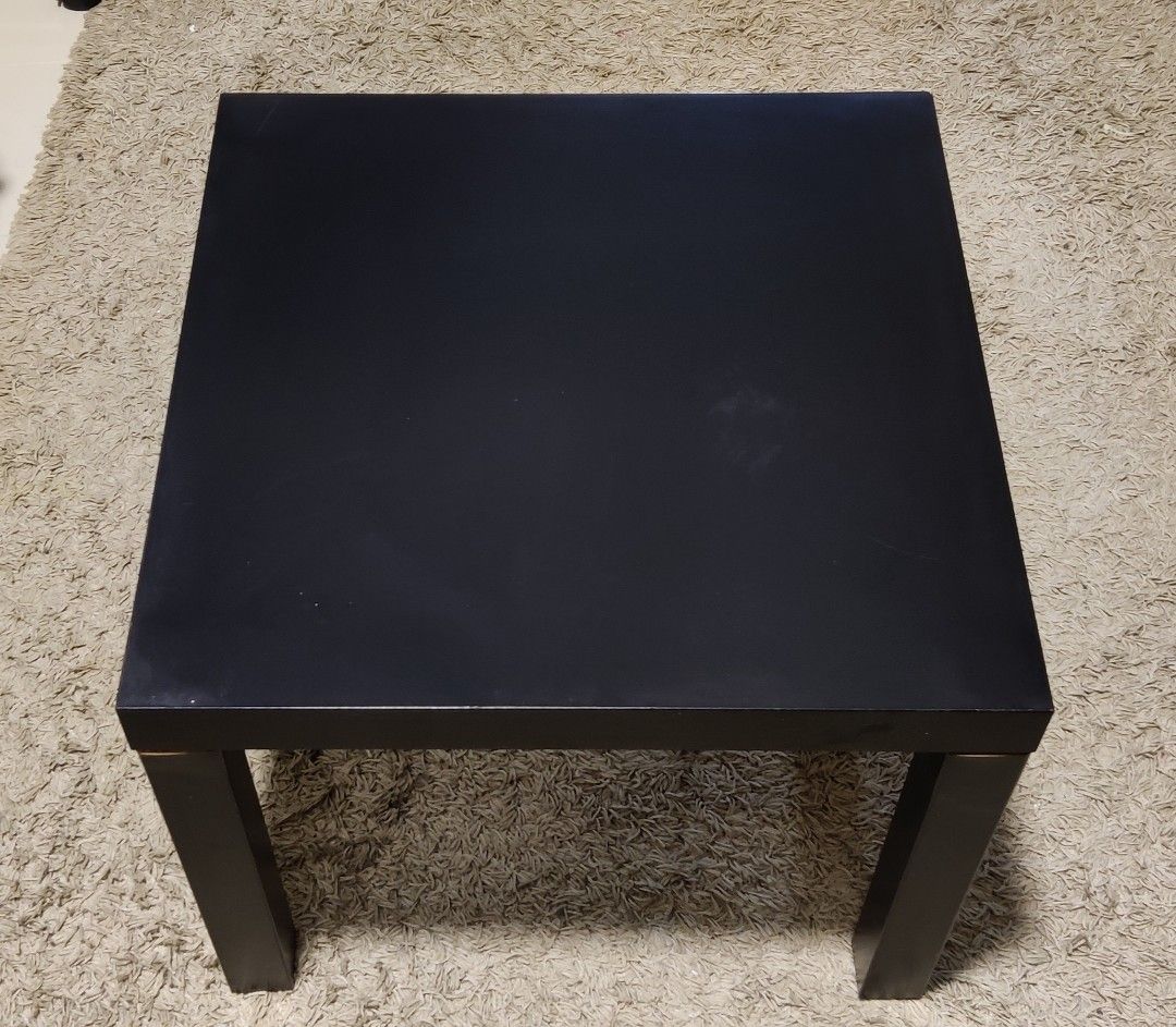 IKEA Lack Side Coffee Table Black, Furniture & Home Living, Furniture