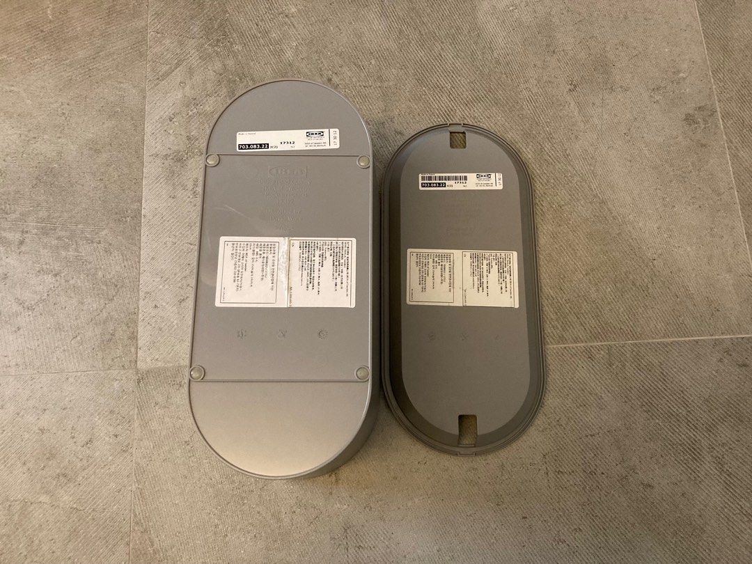 IKEA ROMMA cable management box with lid (Grey), 傢俬＆家居, 其他, 家居改善及收納用品