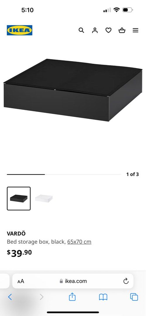IKEA Vardo Bed Storage Box