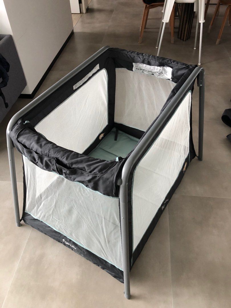 Ingenuity Portable Playpen, Babies & Kids, Baby Nursery & Kids Furniture, Cots & Cribs on Carousell