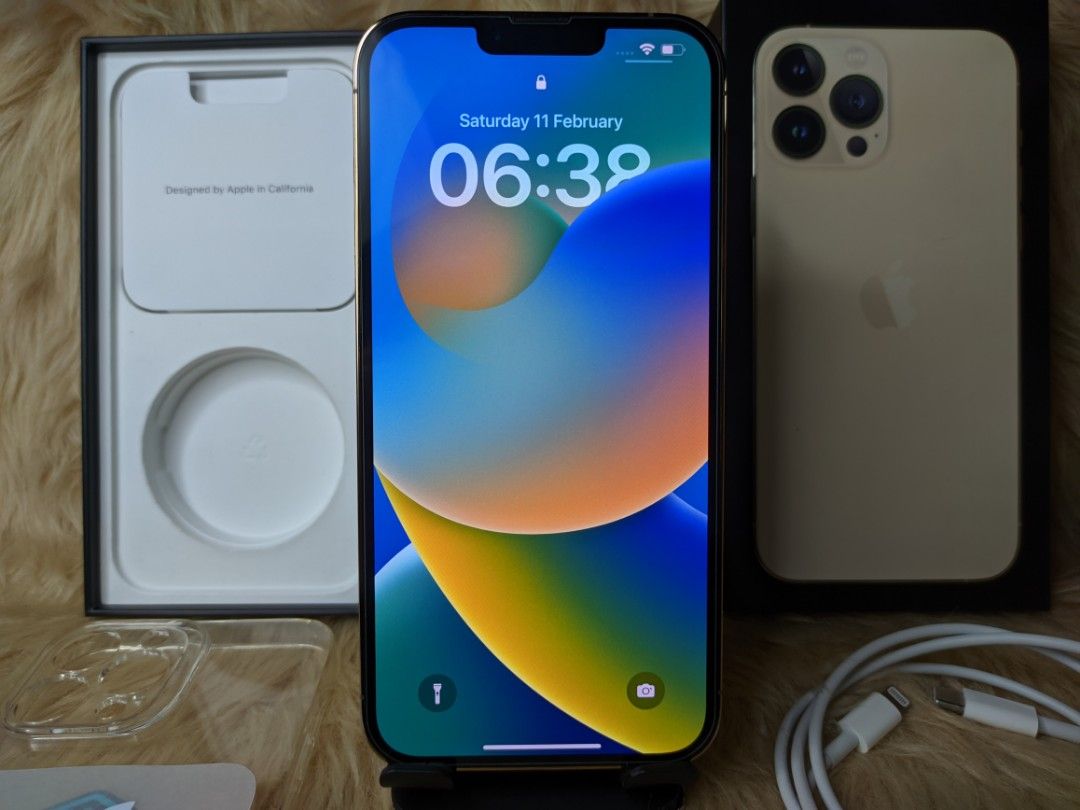 iPhone 13 Pro Max 256GB 5G Gold Smartlocked, Mobile Phones & Gadgets