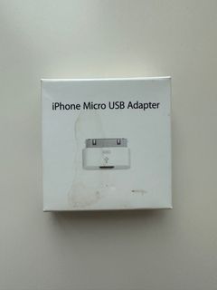 iPhone Micro USB Adapter to 30-pin Adapter