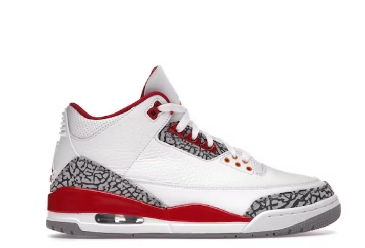 jordans 3 all red