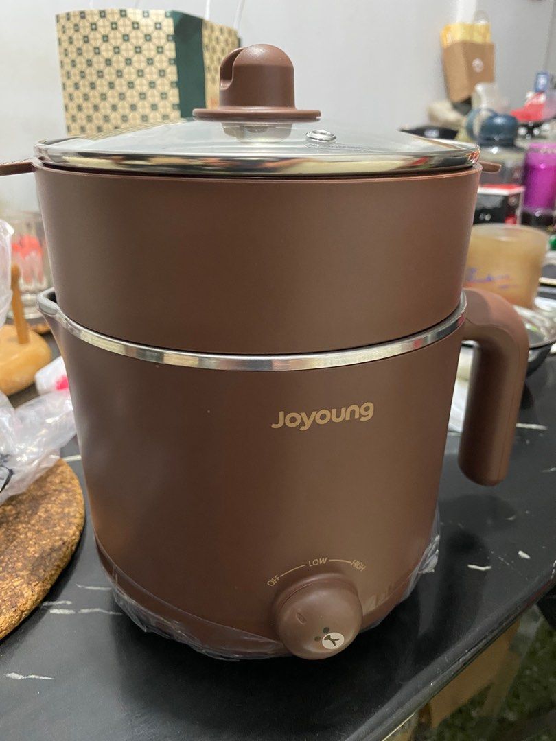 Joyoung Electric Hot Pot (Brown), TV & Home Appliances, Kitchen