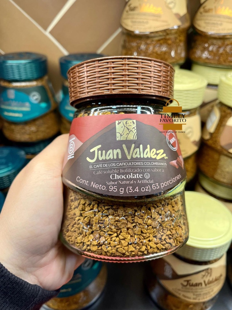Juan Valdez Chocolate Freeze Dried Instant Coffee 95g, Food & Drinks