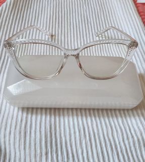 Kacamata Cat Eyes Minus -3 / Minus Glasses Transparan Cat Eyes