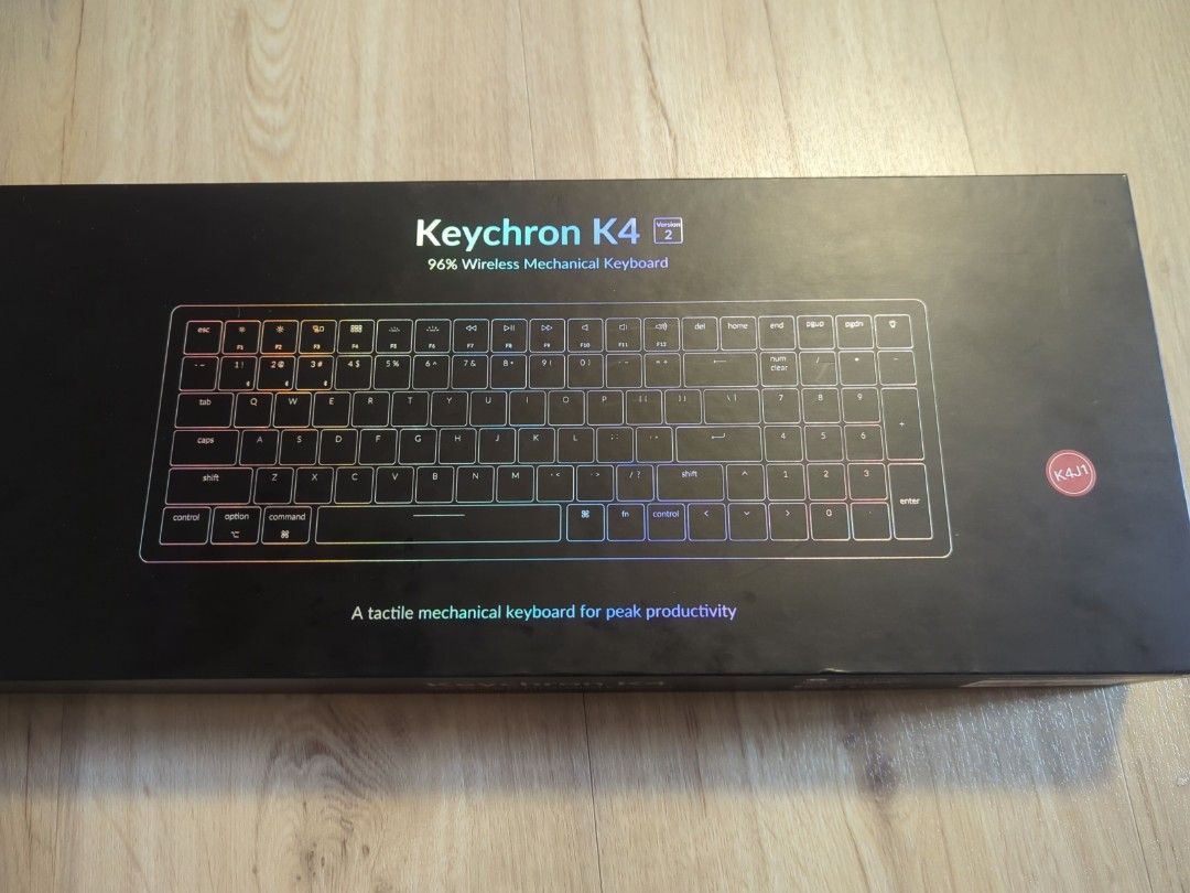 Keychron K4 V2 Gateron Red, Computers & Tech, Parts & Accessories ...