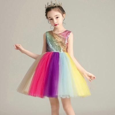 Rainbow sale dress costume