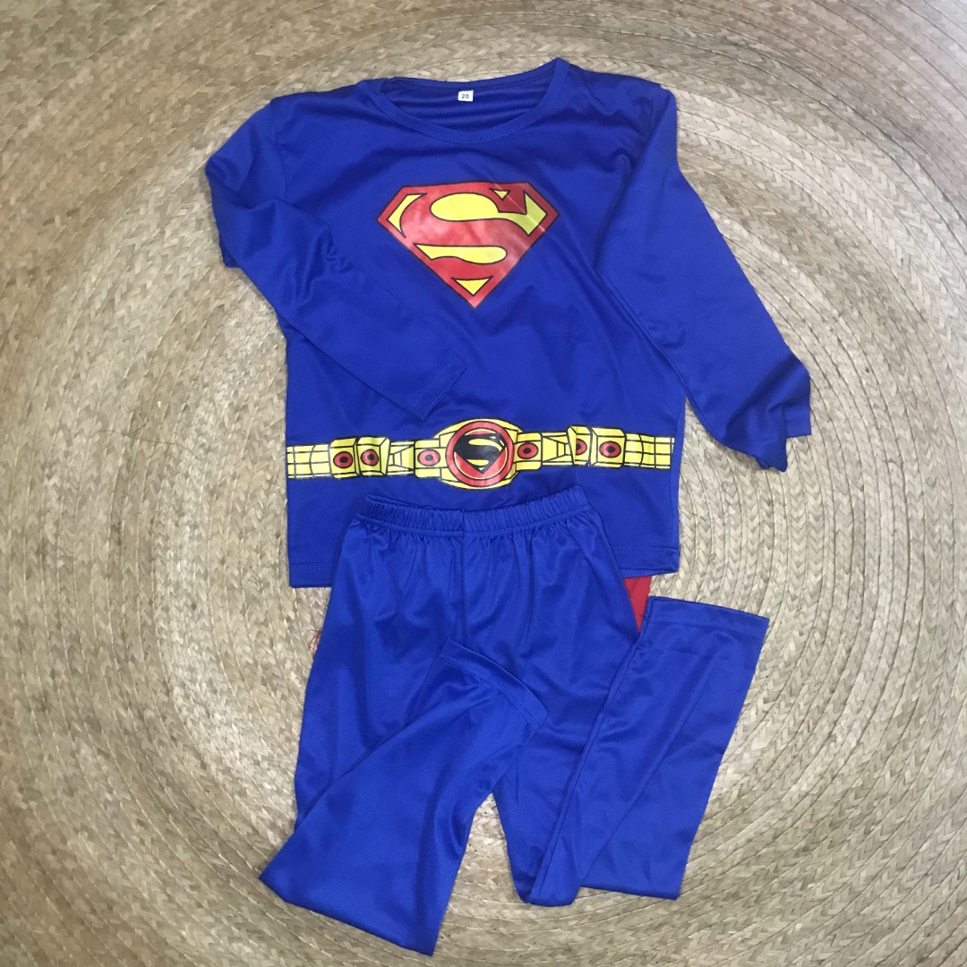 Kids Superman Costume, Babies & Kids, Babies & Kids Fashion on Carousell