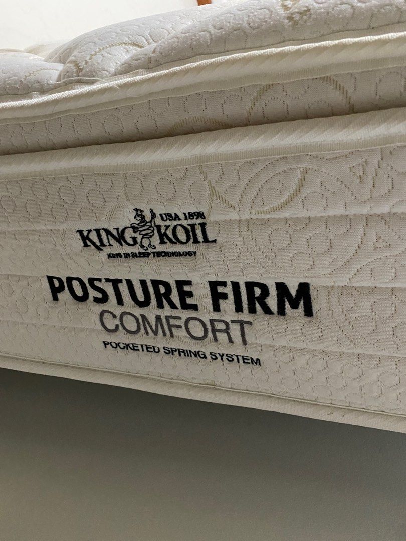 King Koil Posture Firm Queen Size Mattress, Furniture & Home Living