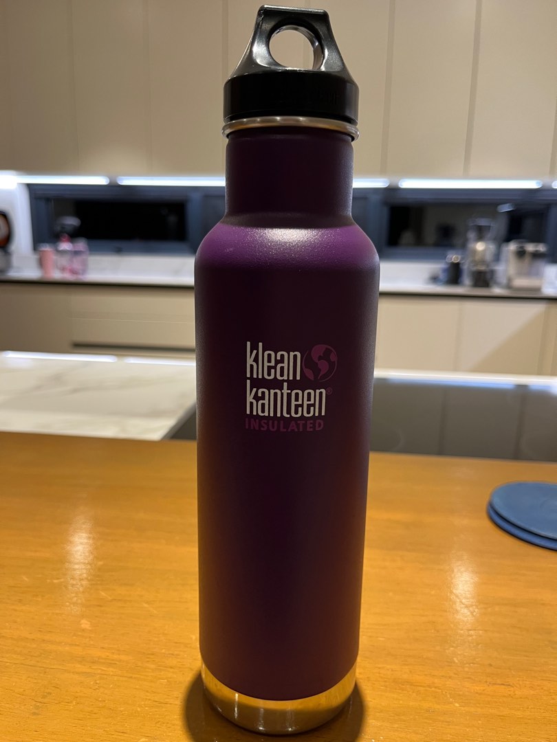 Klean Kanteen 20 oz Purple Used Once, Furniture & Home Living