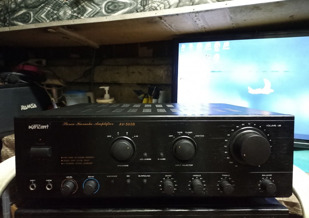 Konzert 502b amplifier 500 watts + 500 watts, Audio, Soundbars ...