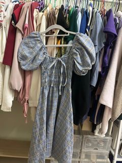 Korean Style Puffy Sleeve Dress