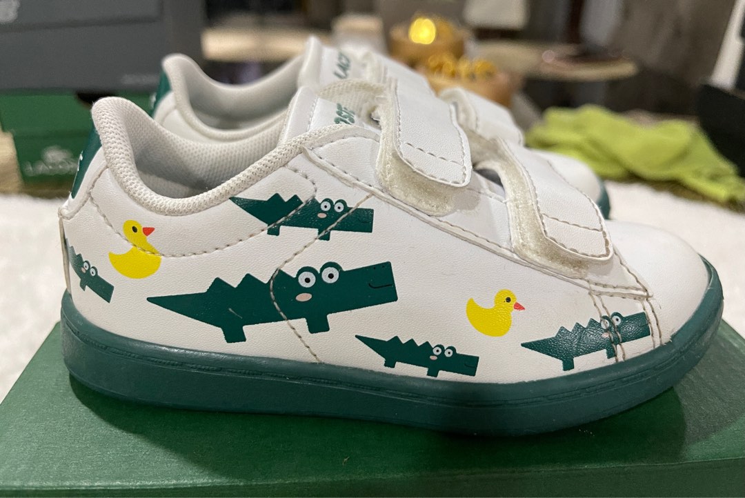 Lacoste sales dinosaur trainers