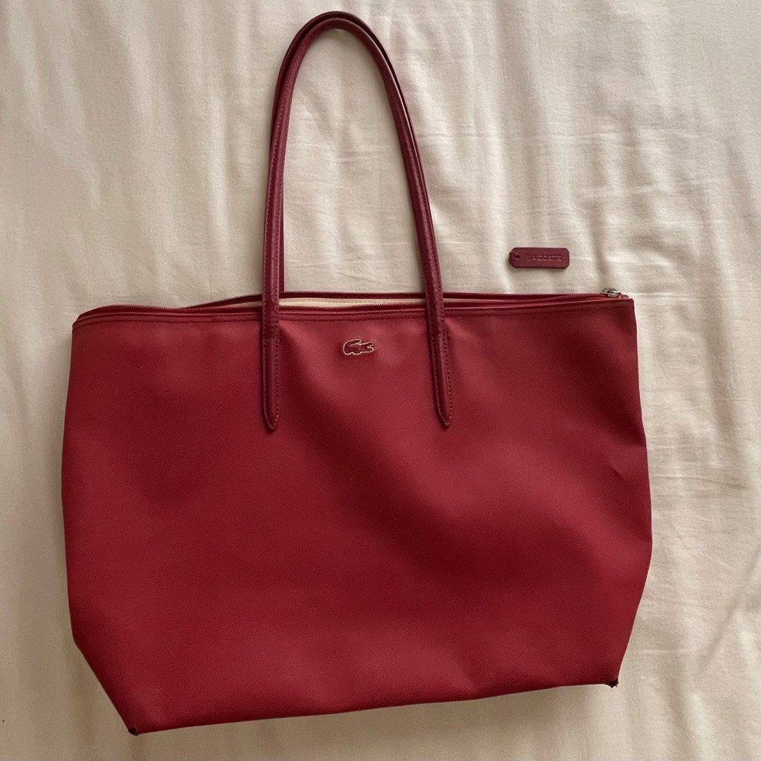 Lacoste Reversible tote bag, Luxury, Bags & Wallets on Carousell