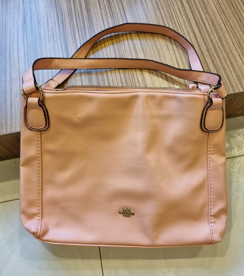 Coach dufflette in discount natural calf leather