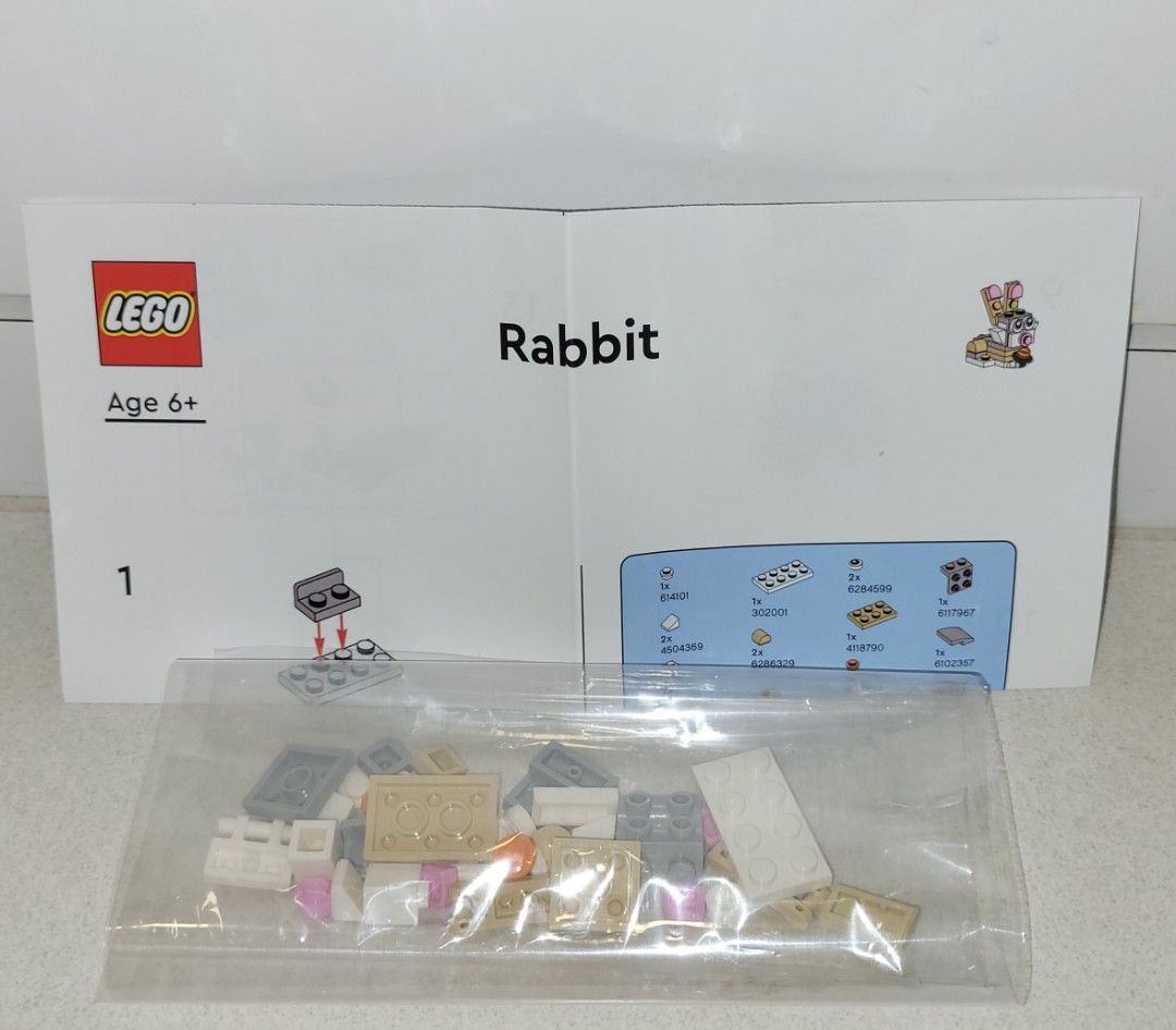 Lego Mini Build Rabbit Lego micro build bunny rabbit CNY 2023, Hobbies & Toys, Toys & Games on ...