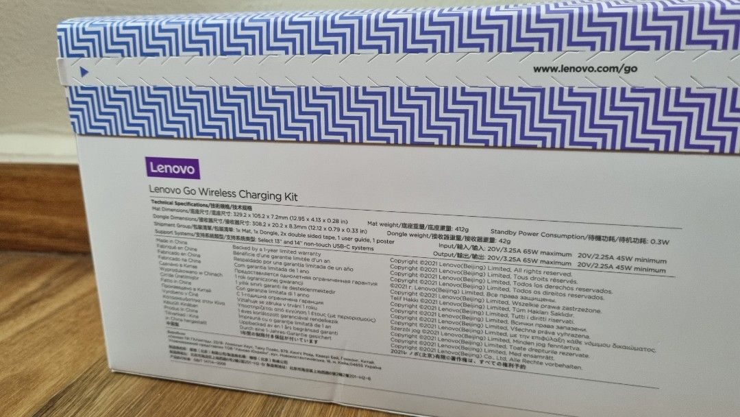 Lenovo Aller au dock de chargement sans fil USB-C 20W Argenté Techinn