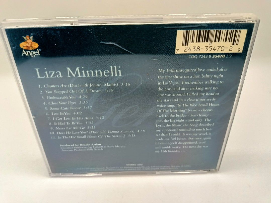 Liza Minnelli Gently / 1996 Angel Records / US Made/ Used Cd, Hobbies ...