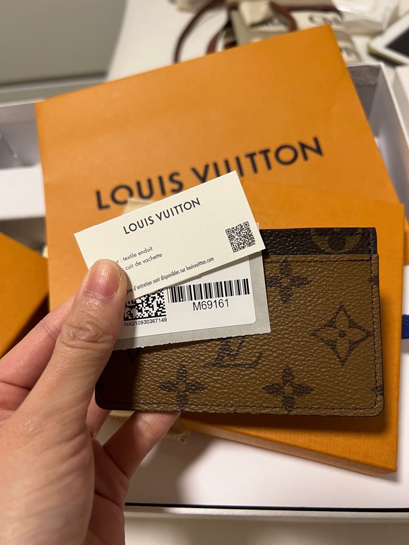 AUTHENTIC Louis Vuitton LV Card Holder, Luxury, Bags & Wallets on