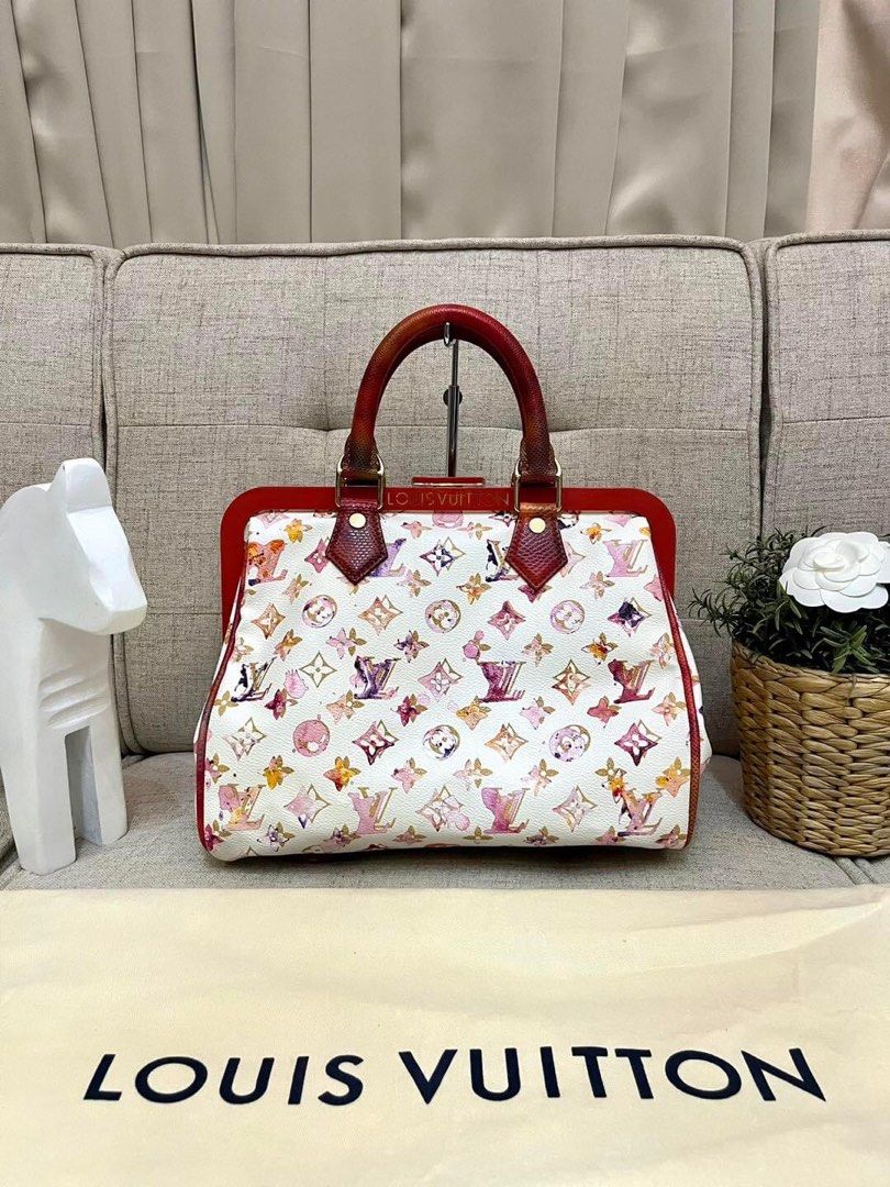 Louis Vuitton Richard Prince Multicolor Watercolor Monogram Aquarelle  Coated Canvas Frame Speedy GHW, Luxury, Bags & Wallets on Carousell