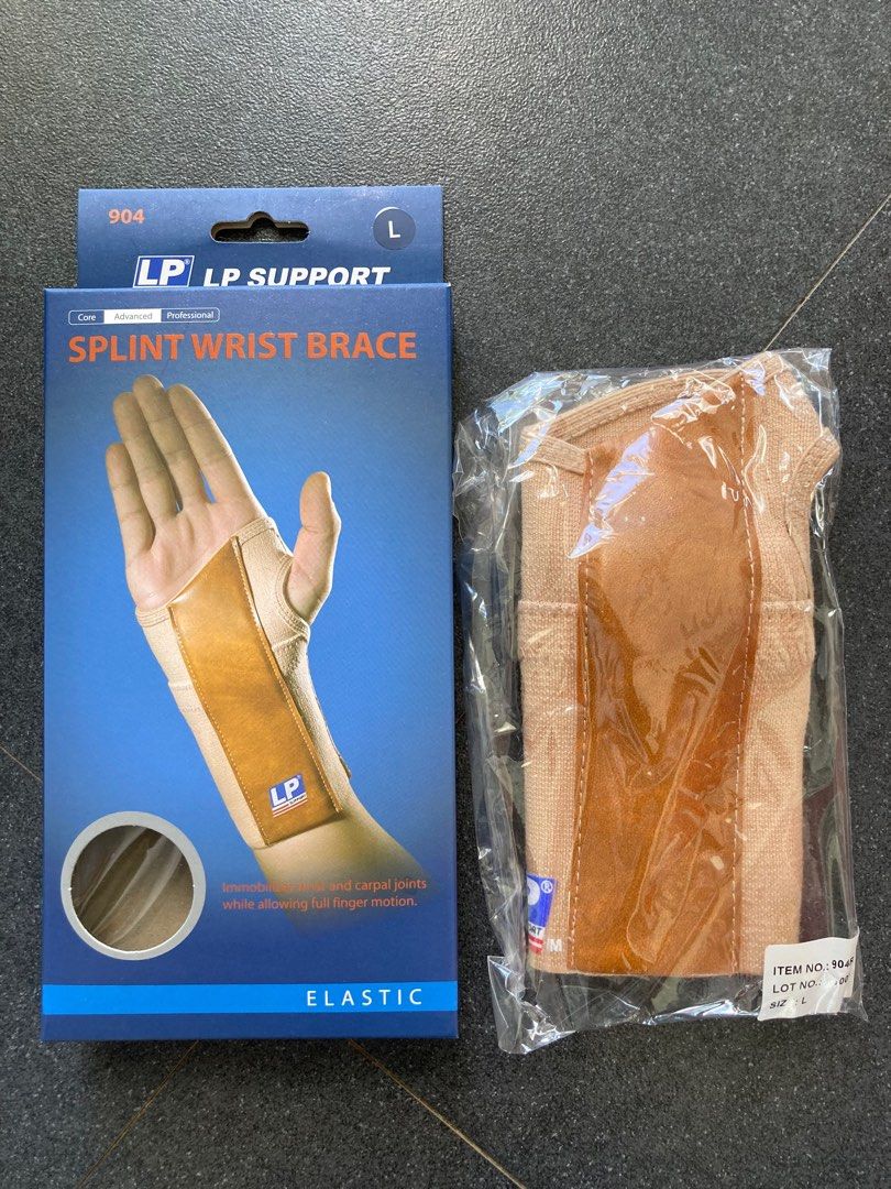 LP SUPPORT Splint wrist brace (right hand, large size), Health
