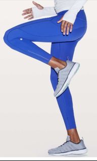 Lululemon Fast and Free Tights II 25" Size 2 Blazer Blue