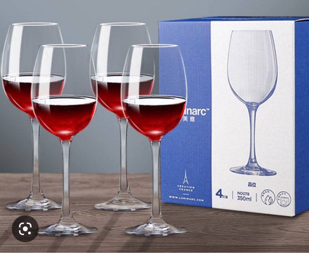 Luminarc wine clearance glass