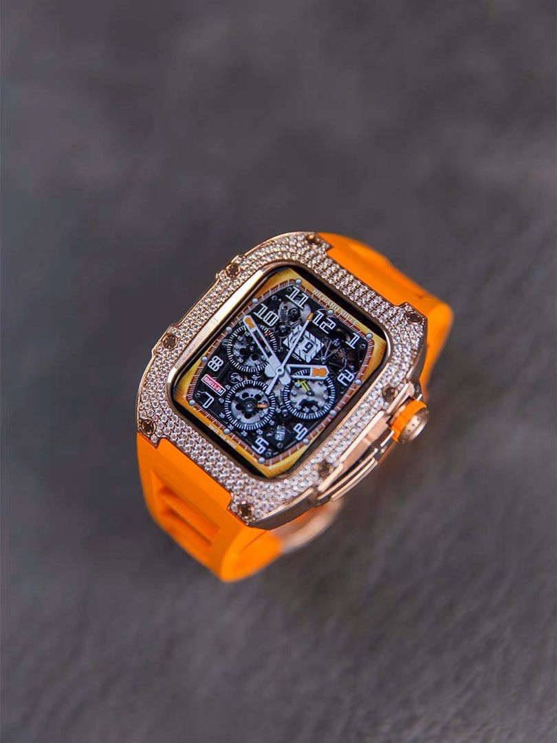 Luxury crystal diamond case Apple Watch series 8 7 6 5 4 3 44mm 45mm Luxury Watches on Carousell
