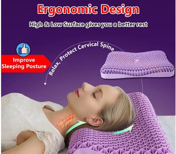 Better sleep top ergonomic air pillow