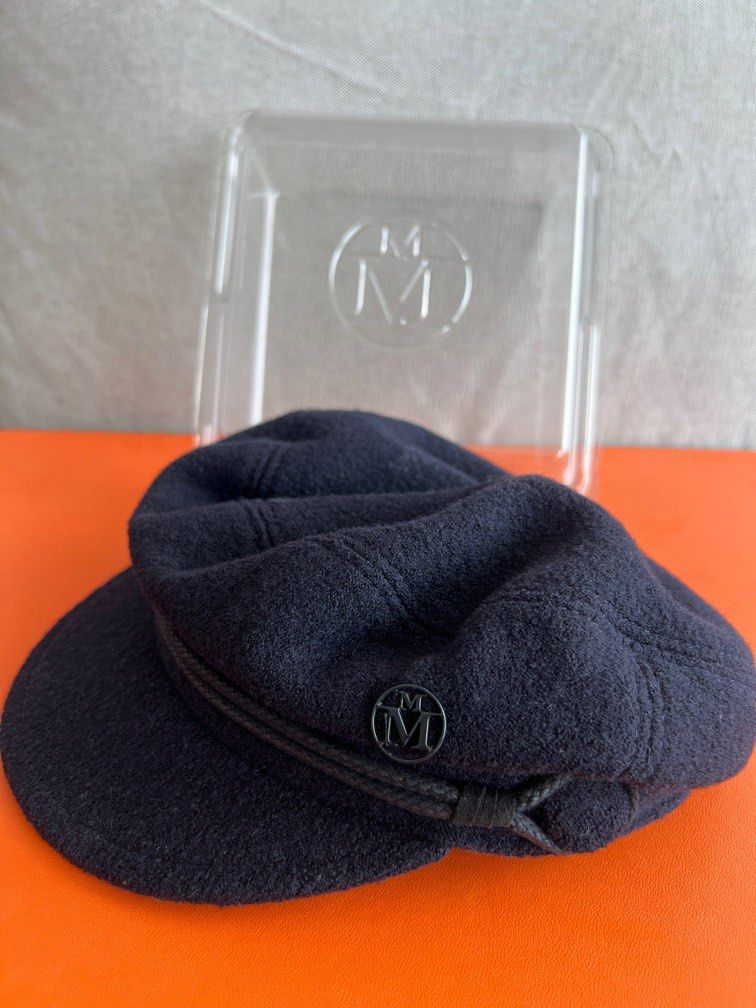 MAISON MICHEL PARIS　キャップ　ブラック MAISON MICHEL PARISキャップブラック
