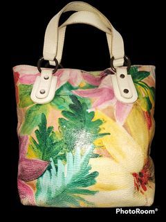 MAURIZIO TAIUTI ITALY LEATHER HANDBAG