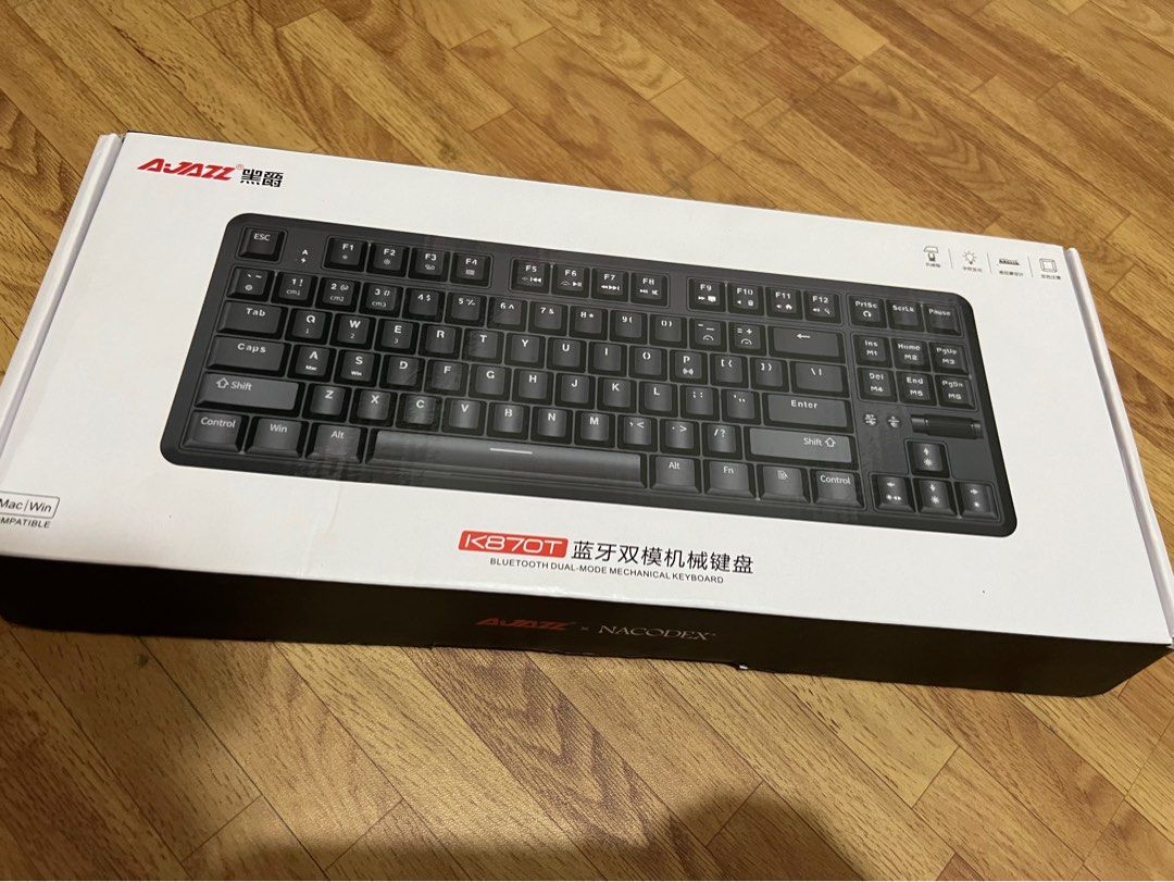 Mechanical keyboard ajazz k870t brown switch bluetooth keyboard wireless (Category: Computer Keyboard) located in Muntinlupa City. Submitted by everything_etc. (Listing ID 1214770276, Image 2). Description: .