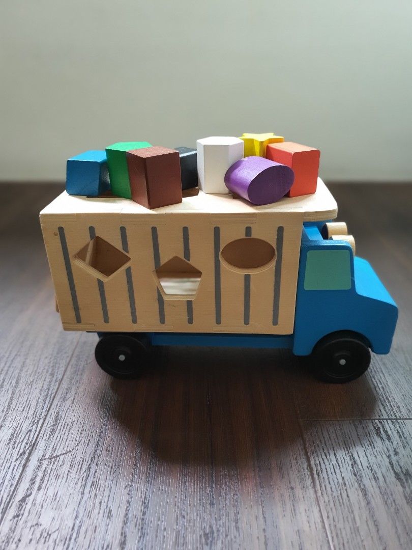 Melissa and doug shape sorting dump truck, Babies & Kids, Infant