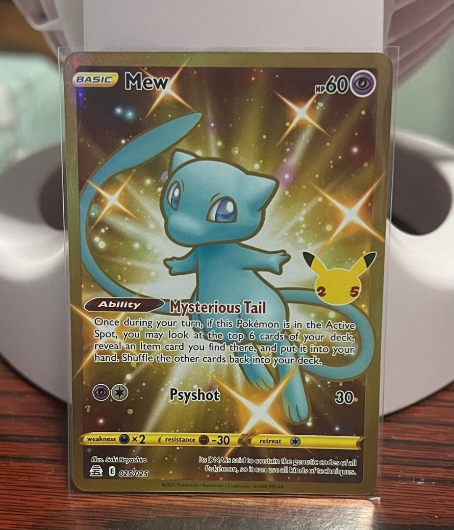 Mew (25/25), Busca de Cards