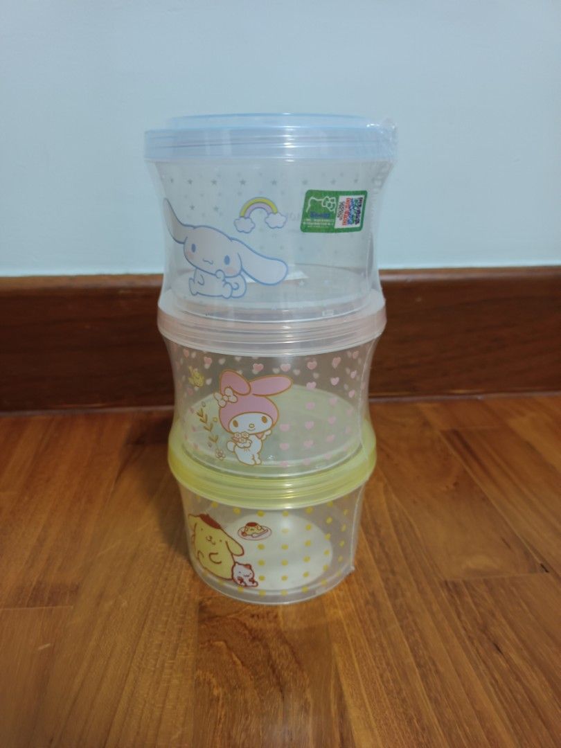 Miniso Sanrio mini food containers, Furniture & Home Living, Bathroom