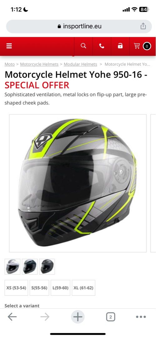 Yohe 950 helmet on sale