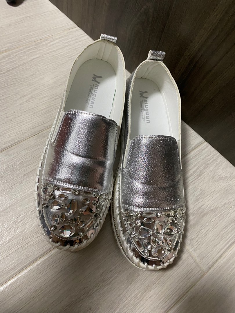 muguan rhinestone shoes